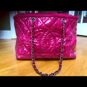 Authentic Chanel quilted tote